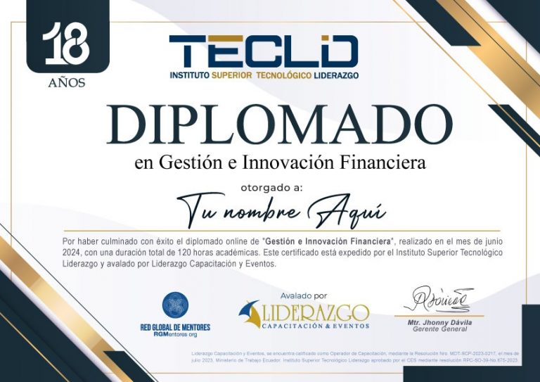 Diplomado Superior en Gestión e Innovación Financiera